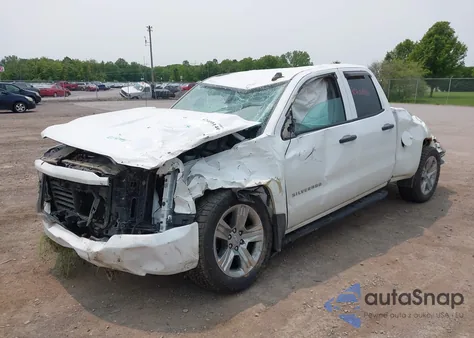 2018 Chevrolet Silverado 1500 Custom из США, поврежденный, VIN 1GCVKPEC8JZ221757